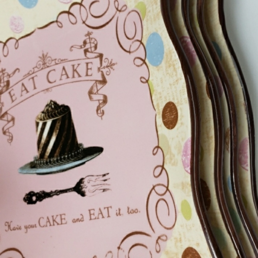 Perfect for Parties!🥳 Dessert & Pastry Plates Set of 4
